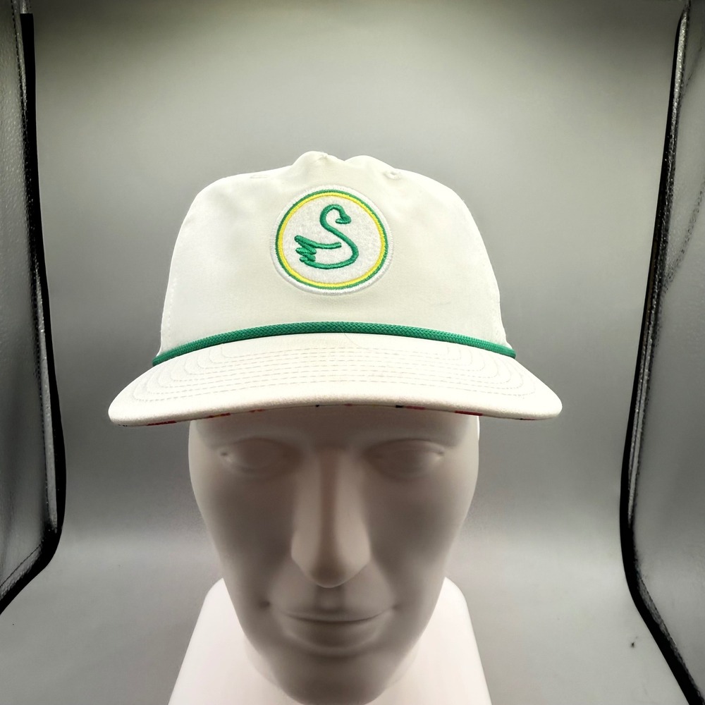 Swannies Golf Swan Logo Rope Hat Mens OSFA Snapback